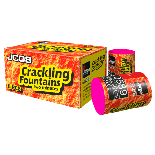 Crackling Fountains 2 minutes JC08 - fontanny 6 szt. Jorge F2