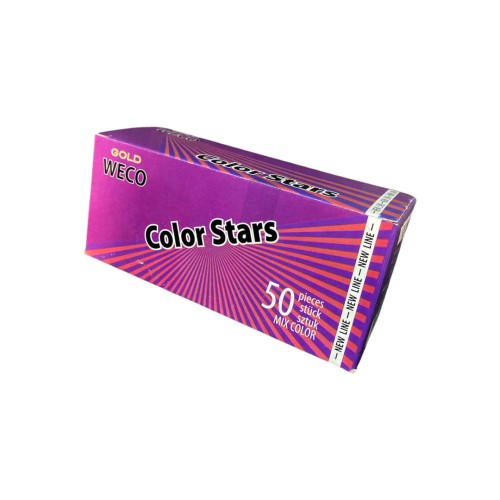 Color Stars - race pistoletowe mix efektów 50 sztuk P1
