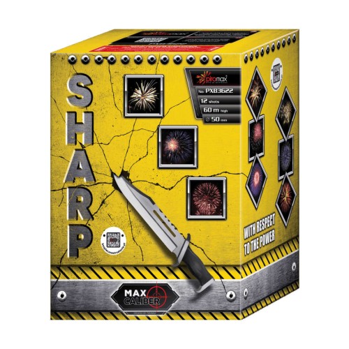 Sharp PXB3622 - wyrzutnia 12 strzałów 50 mm Piromax F3