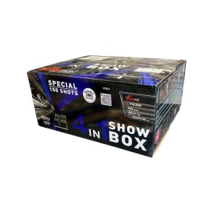 Show Box 4in1 PXC202 - zestaw wyrzutni 150 strzałów 20-30 mm Piromax F2