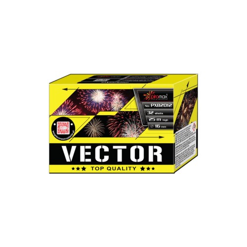 Vector PXB2012 - wyrzutnia 32 strzały 16 mm Piromax F2