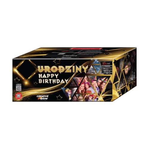 Urodziny PXC214 zestaw wyrzutni fajerwerków 75 strzałów 30 mm Piromax F2