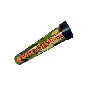 Duża świeca dymna z zawleczką TXF931-7 - pomarańczowa Triplex T1