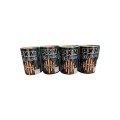 Zestaw świec dymnych PXM60 black - 4 sztuki czarny dym Piromax T1