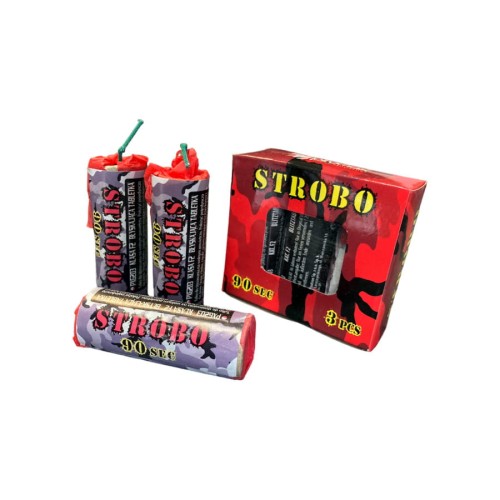 Strobo 90 sek. PXG203 - stroboskop 3 szt. Piromax F2