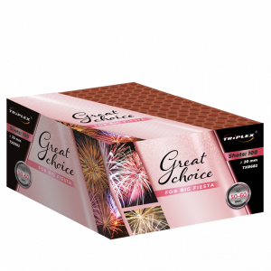 Great choice for Big Fiesta TXB682 - wyrzutnia 100 strzałów 20 mm F2