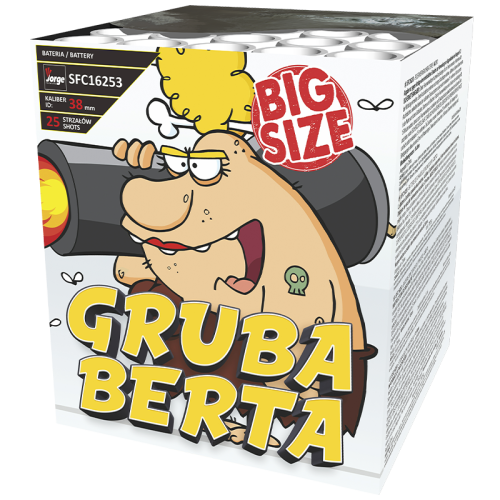Gruba Berta SFC16253- wyrzutnia 25 strzałów 38 mm Jorge F3