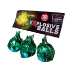 Explosive Balls PXG208 - trzaskające kulki 3 szt Piromax F2
