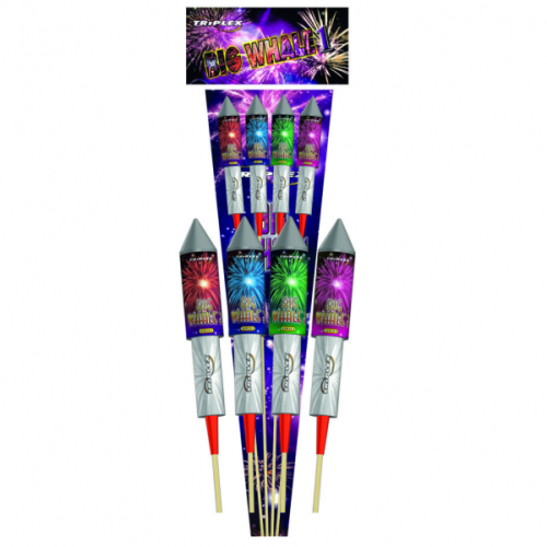 Big Whale 1 TXR136 - zestaw 4 rakiet Triplex F2