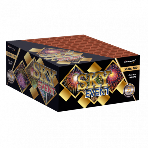 Sky Event TXB574 - wyrzutnia 100 strzałów 25 mm F3