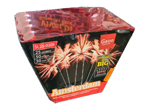 Amsterdam SL25-02DI - wyrzutnia kątowa 25 strzałów 30 mm Gaoo F2