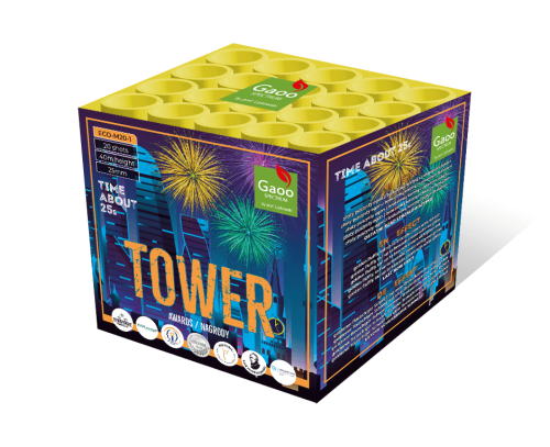Tower ECO-M20-1 - wyrzutnia 20 strzałów 25 mm Gaoo F2