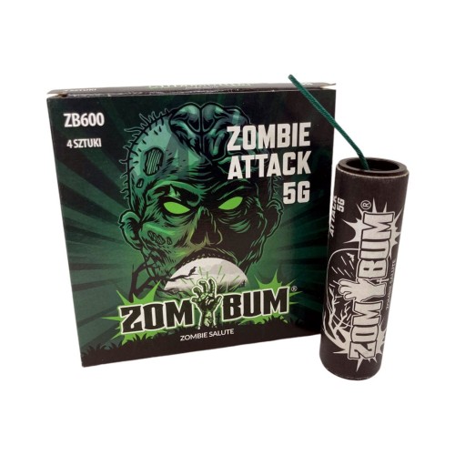 Zombie Attack 5G Zom Bum ZB600 - petardy hukowe 4 szt. F3
