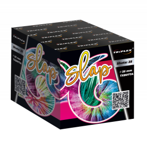 Slap TXB077A - wyrzutnia fajerwerków 25 strzałów 30 mm Triplex F2