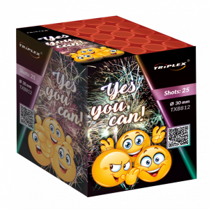 Yes You Can! TXB812 - wyrzutnia fajerwerków 25 strzałów 30 mm Triplex F3