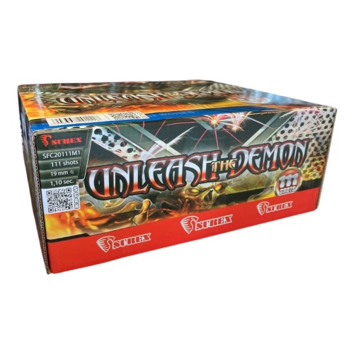 Unleash the Demon SFC20111M1 - wyrzutnia fajerwerków Surex 111 strzałów 19 mm F3
