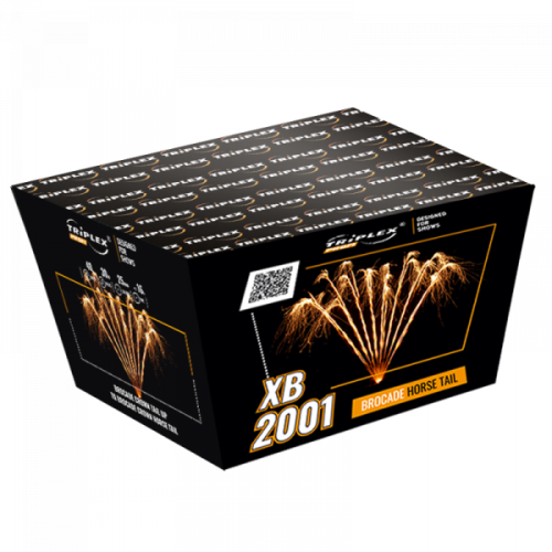 Brocade Horse Tail XB2001 - wyrzutnia kątowa 40 strzałów 25 mm Triplex F2