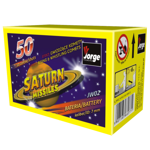 Saturn Missiles JW02 - wyrzutnia fajewerków 50 strzałów 7 mm Jorge F2