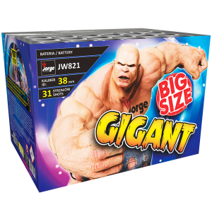 Gigant JW821 - wyrzutnia fajerwerków 31 strzałów 38 mm Jorge F3