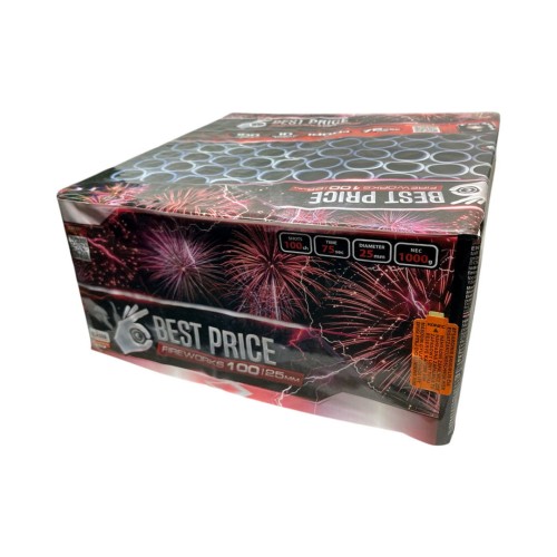 Best Price 100/25mm C10025BP wyrzutnia fajerwerków 100 strzałów Klasek F3
