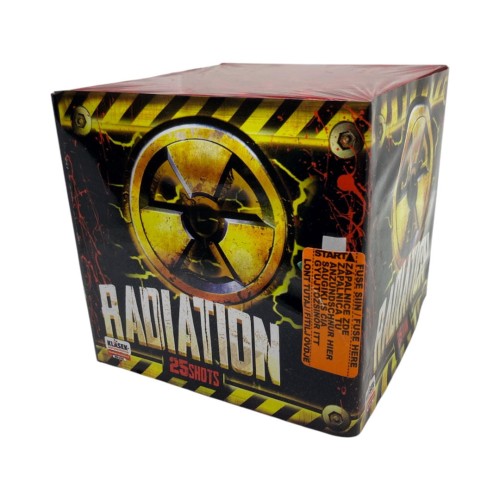 Radiation C2520R wyrzutnia fajerwerków 25 strzałów 20 mm Klasek F2