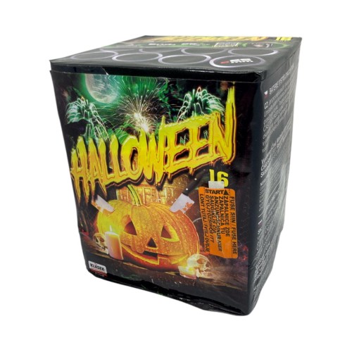 Halloween C1625B wyrzutnia fajerwerków 16 strzałów 25 mm Klasek F2