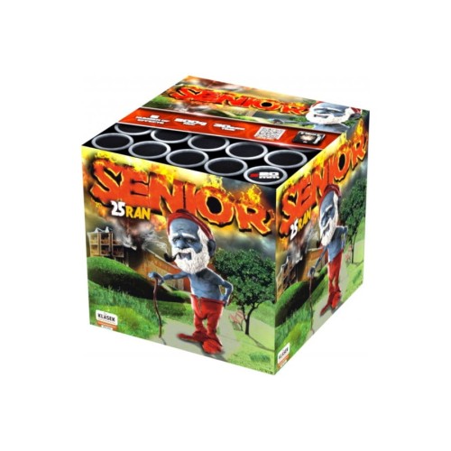 Senior C2520SE wyrzutnia fajerwerków 25 strzałów 20 mm Klasek F2