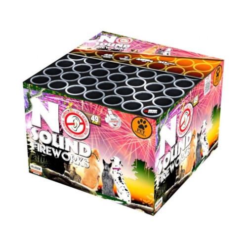No Sound  Fireworks C4925NO14 wyrzutnia fajerwerków 49 strzałów 25 mm Klasek F2