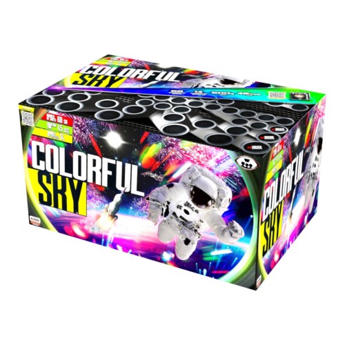 Colorful Sky C68XMCS14 wyrzutnia fajerwerków 68 strzałów 20-30 mm Klasek F2