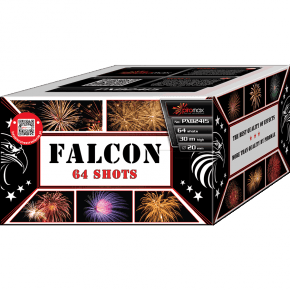  Falcon PXB2415 wyrzutnia fajerwerków 64 strzały 20 mm Piromax F2
