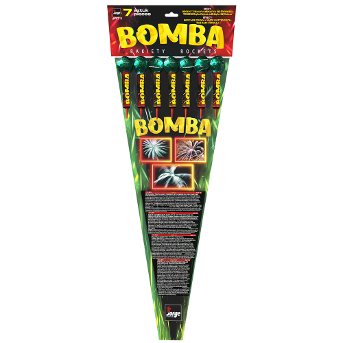 Bomba JR71 zestaw 7 dużych rakiet kulistych Jorge F2
