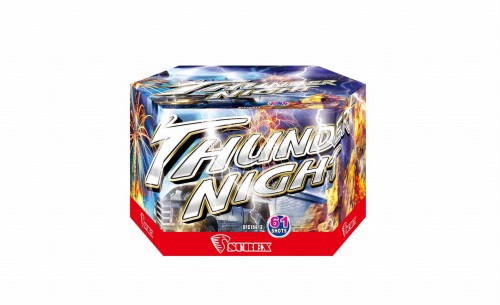 Thunder Night SFC15613 wyrzutnia fajerwerków 61 strzałów 30 mm Surex F3