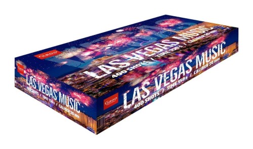 Las Vegas Music CEL400 - zestaw baterii 400 strzałów 20 mm F2