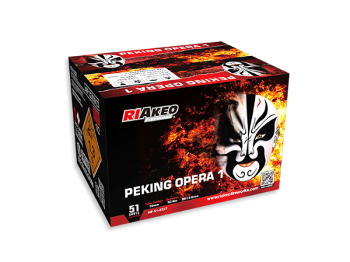 Peking Opera 1 HF-51-2227 wyrzutnia fajerwerków 51 strzałów 30 mm Riakeo F2