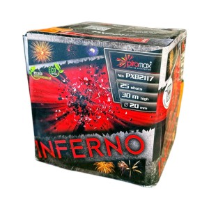 Inferno PXB2117 - wyrzutnia 25 strzałów 20 mm Piromax F2
