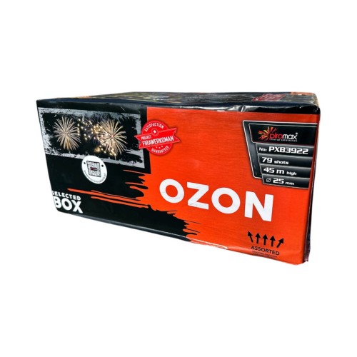 Ozon PXB3922 wyrzutnia fajerwerków 79 strzałów 25 mm Piromax F3