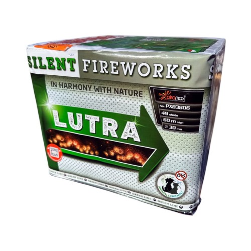 Lutra PXB3806 cicha wyrzutnia fajerwerków 49 strzałów 30 mm Piromax F3