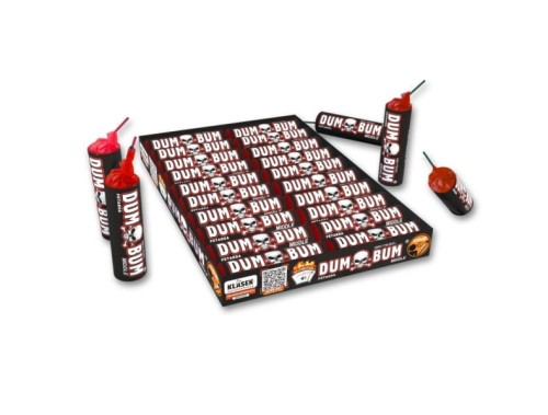 DumBum Middle Red P6A13RF3 - petardy hukowe 20 sztuk Klasek F3