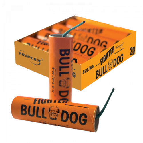 Fighter Bull Dog 2g TXP721 - duże petardy hukowe 4 szt. Triplex F3
