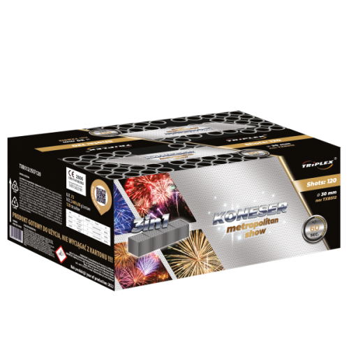 Koneser Metropolitan Show TXB512 - zestaw wyrzutni 120 strzałów 30 mm Triplex F3