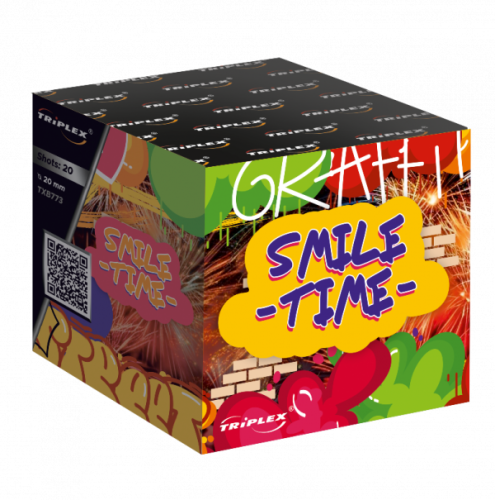 Smile Time TXB773 - wyrzutnia fajerwerków 20 strzałów 20 mm Triplex F2