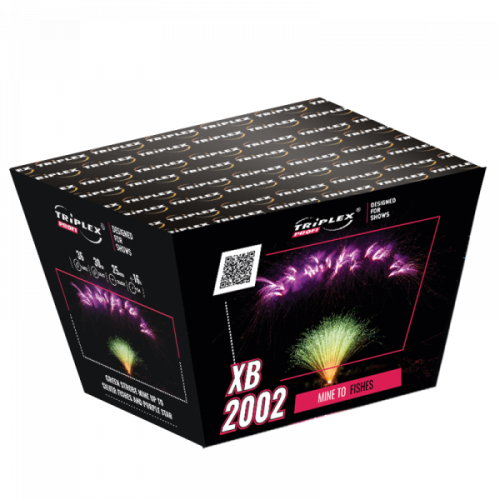 Mine to Fishes XB2002 wyrzutnia kątowa Profi Line 36 strzałów 25 mm Triplex F2