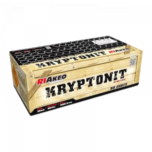 Kryptonit HF-98-2212 zestaw baterii 98 strzałów 30 mm Riakeo F2
