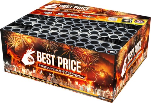 Best Price Wild Fire Multi 100/20 mm C10020XBPW14 wyrzutnia fajerwerków 100 strzałów Klasek F2