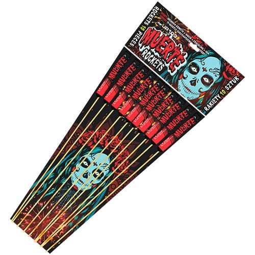 Muerte Rockets Thunder JR103 zestaw 10 rakiet hukowych Jorge F3