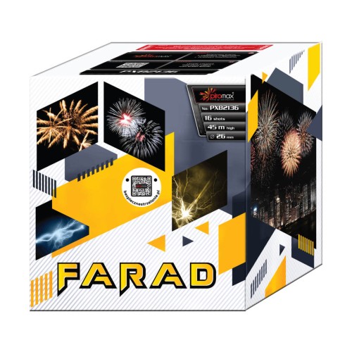 Farad PXB2136 - wyrzutnia 16 strzałów 26 mm Piromax F2