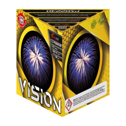 Vision PXB2240 wyrzutnia fajerwerków 15 strzałów 25 mm Piromax F2