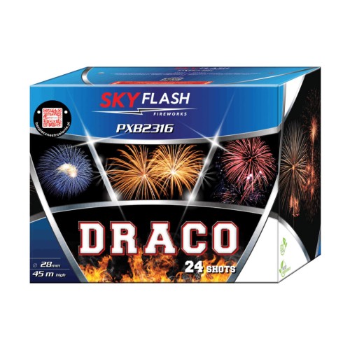 Draco PXB2316 - wyrzutnia 24 strzały 28 mm Piromax F2