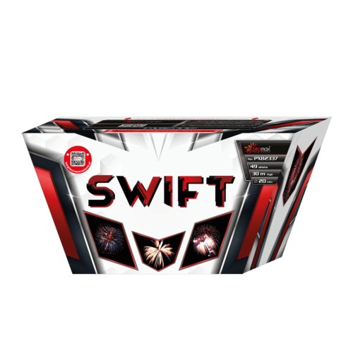Swift PXB2337 wyrzutnia fajerwerków 49 strzałów 20 mm Piromax F2