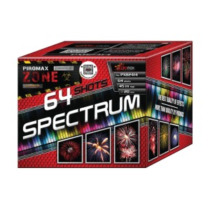  Spectrum 64 PXB2414 wyrzutnia fajerwerków 64 strzały 20 mm Piromax F2